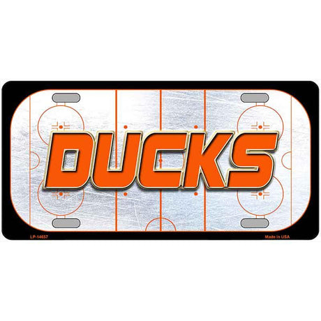 DUCKS Graphic Novelty Metal License Plate LP-14657 12" x 6" Automotive (LP)