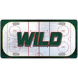 WILD Graphic Novelty Metal License Plate LP-14670 12" x 6" Automotive (LP)