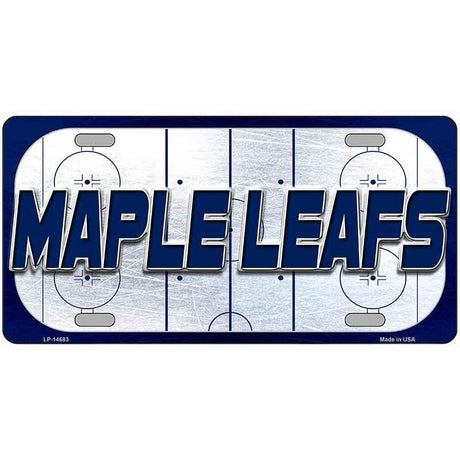MAPLE LEAFS Graphic Novelty Metal License Plate LP-14683 12" x 6" Automotive (LP)