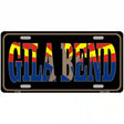 Gila Bend Arizona State Flag Metal Novelty License Plate 12" x 6" (LP)