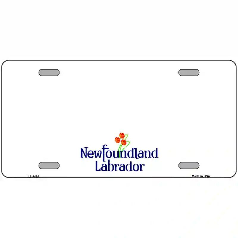 Newfoundland Novelty Metal License Plate 12" x 6" (LP)