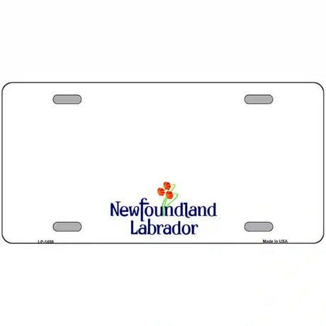 Newfoundland Novelty Metal License Plate 12" x 6" (LP)