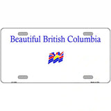 British Columbia Novelty Metal License Plate 12" x 6" (LP)