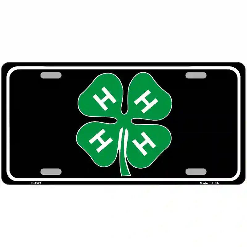 4-H Metal Novelty License Plate 12" x 6" (LP)