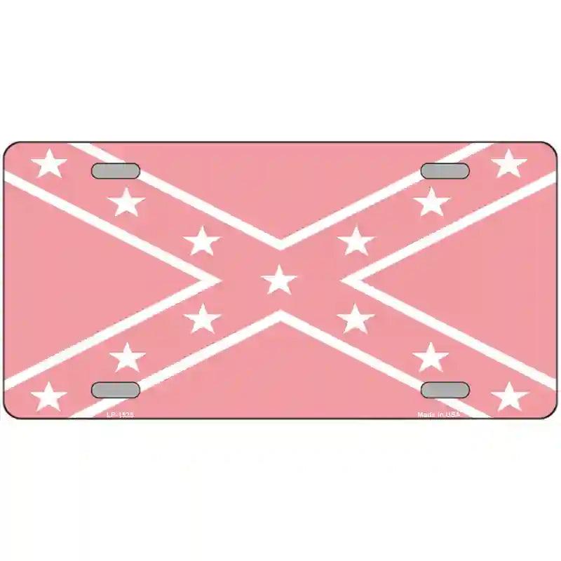 Pink Rebel Metal Novelty License Plate 12" x 6" (LP)