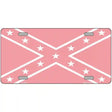 Pink Rebel Metal Novelty License Plate 12" x 6" (LP)