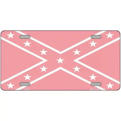 Pink Rebel Metal Novelty License Plate 12" x 6" (LP)