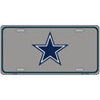 Blue Star Dark Gray Metal Novelty License Plate Tag LP-1532