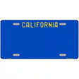 California Blue State Metal Novelty License Plate 12" x 6" (LP)