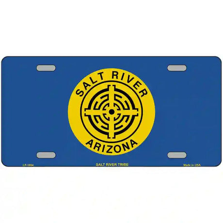 Salt River Tribe Flag Metal Novelty License Plate 12" x 6" (LP)