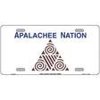 Apalachee Nation Flag Metal Novelty License Plate 12" x 6" (LP)