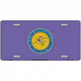 Choctaw Nation Flag Metal Novelty License Plate 12" x 6" (LP)