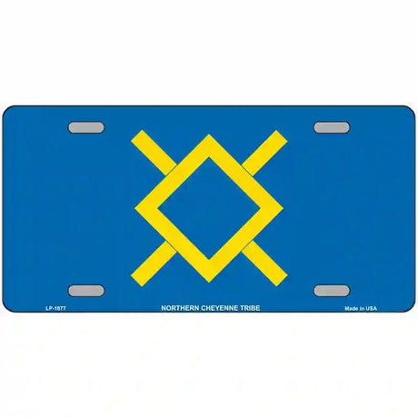 Northern Cheyenne Flag Metal Novelty License Plate 12" x 6" (LP)