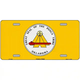 Ponca Tribe Flag Metal Novelty License Plate 12" x 6" (LP)