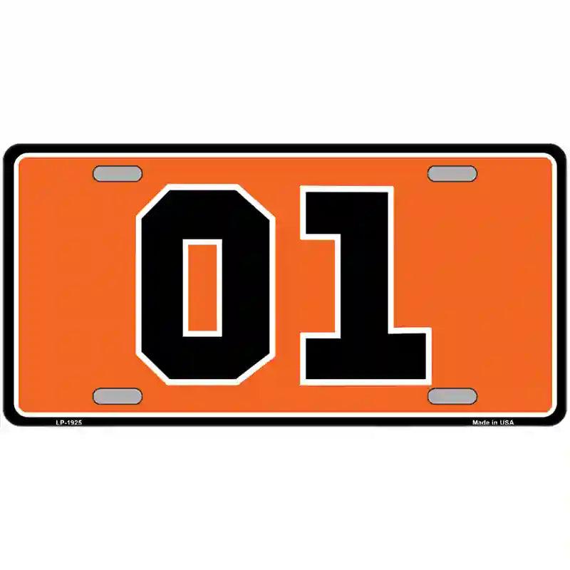 Dukes Of Hazard 01 Metal Novelty License Plate 12" x 6" (LP)