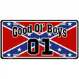 Good Ol Boys Confederate Flag Metal Novelty License Plate 12" x 6" (LP)