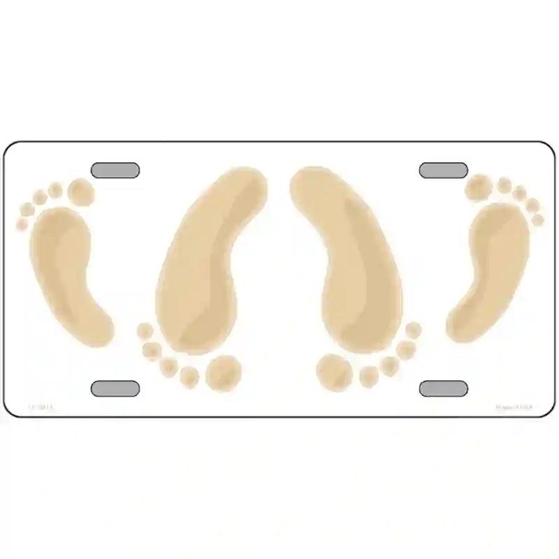 Happy Feet Metal Novelty License Plate 12" x 6" (LP)