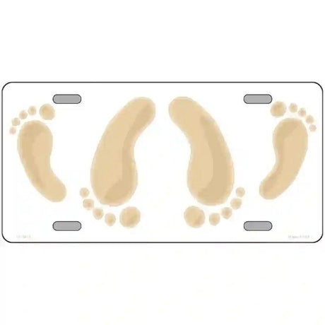 Happy Feet Metal Novelty License Plate 12" x 6" (LP)