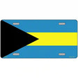 Bahamas Flag Metal Novelty License Plate 12" x 6" (LP)