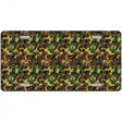 Camouflage Metal Novelty License Plate 12" x 6" (LP)