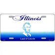 Illinois Novelty State Blank Metal License Plate 12" x 6" (LP)