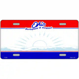 Ohio Novelty State Blank Metal License Plate 12" x 6" (LP)