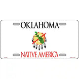 Oklahoma Novelty State Blank Metal License Plate 12" x 6" (LP)