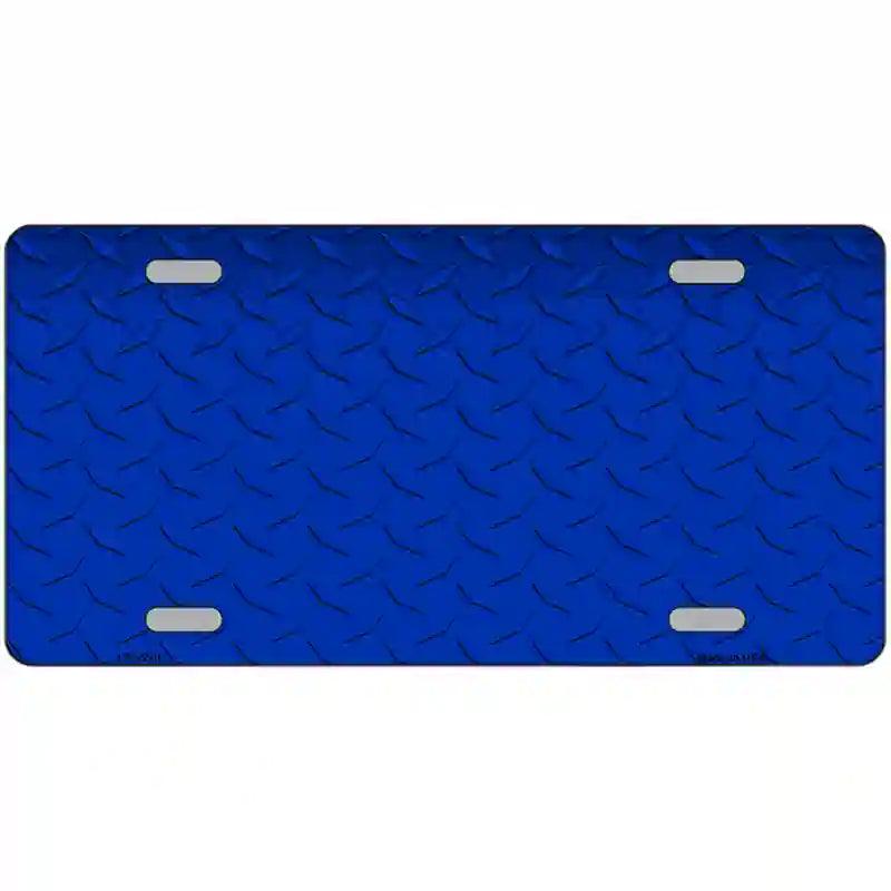 Diamond Blue Metal Novelty License Plate 12" x 6" (LP)