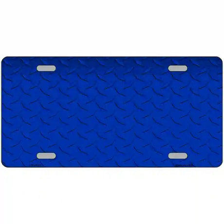Diamond Blue Metal Novelty License Plate 12" x 6" (LP)