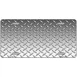 Diamond Silver Metal Novelty License Plate 12" x 6" (LP)
