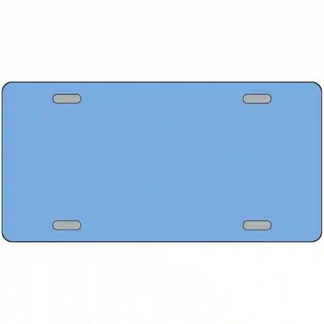 Baby Blue Solid Metal Novelty License Plate 12" x 6" (LP)