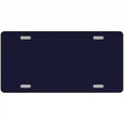 Navy Blue Solid Metal Novelty License Plate 12" x 6" (LP)