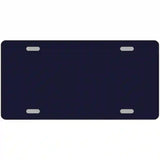 Navy Blue Solid Metal Novelty License Plate 12" x 6" (LP)
