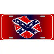 Rebel Kiss Metal Novelty License Plate 12" x 6" (LP)