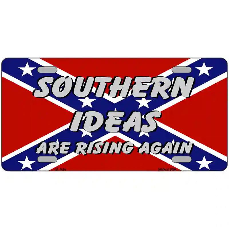 Southern Ideas Risin Again Metal Novelty License Plate 12" x 6" (LP)