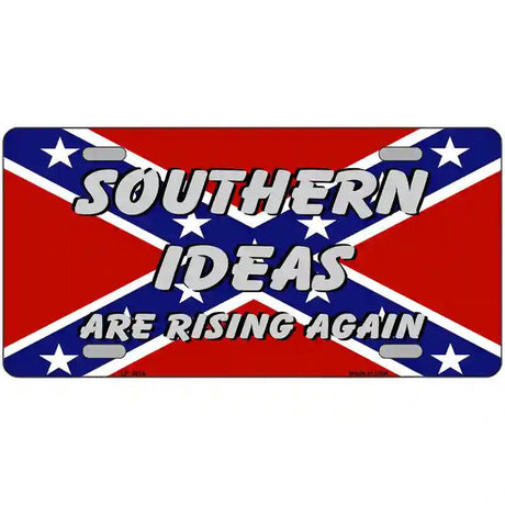 Southern Ideas Risin Again Metal Novelty License Plate 12" x 6" (LP)