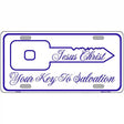 Your Key To Salvation Metal Novelty License Plate 12" x 6" (LP)