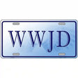 WWJD Metal Novelty License Plate 12" x 6" (LP)