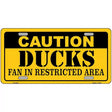 Caution Ducks Metal Novelty License Plate 12" x 6" (LP)