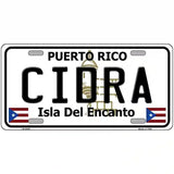 Cidra Puerto Rico Metal Novelty License Plate 12" x 6" (LP)