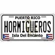 Hormiguesros Puerto Rico Metal Novelty License Plate 12" x 6" (LP)