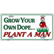 Grow Dope Metal Novelty License Plate 12" x 6" (LP)