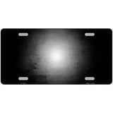 Black White Fade Scratched License Plate Metal Novelty 12" x 6" (LP)