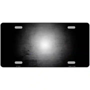 Black White Fade Scratched License Plate Metal Novelty 12" x 6" Automotive (LP)