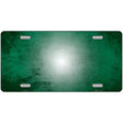 Green White Fade Scratched License Plate Metal Novelty 12" x 6" (LP)