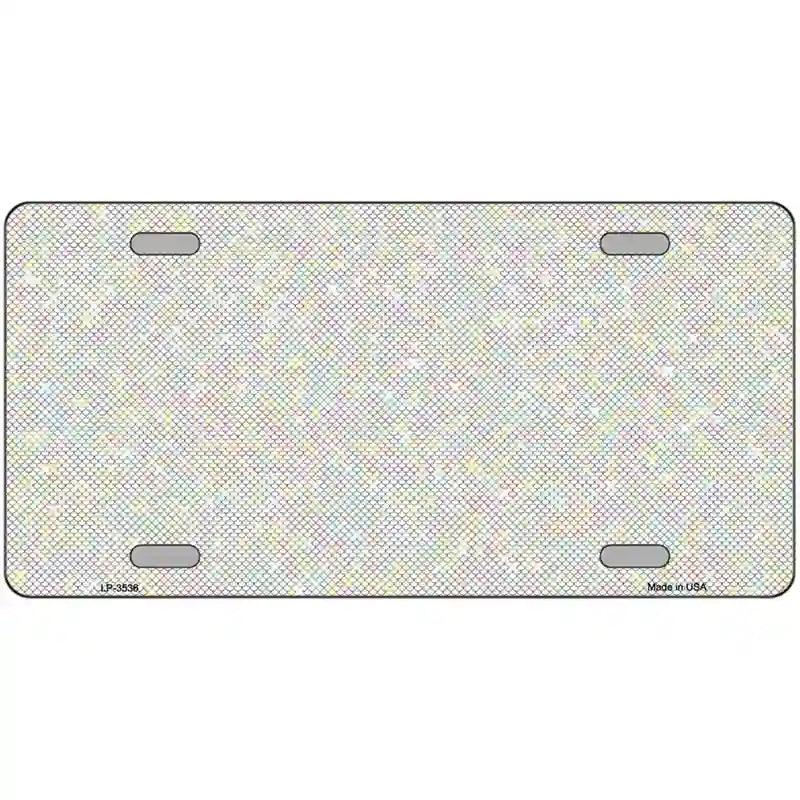 Fish Scale Metal Novelty License Plate 12" x 6" (LP)