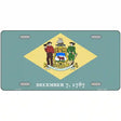 Delaware State Flag Metal Novelty License Plate 12" x 6" (LP)