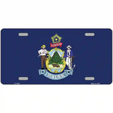Maine State Flag Metal Novelty License Plate 12" x 6" (LP)