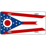 Ohio State Flag Metal Novelty License Plate 12" x 6" Automotive (LP)