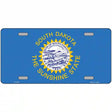 South Dakota State Flag Metal Novelty License Plate 12" x 6" (LP)